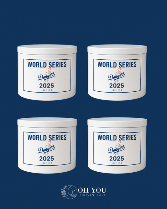 WORLD SERIES DODGER CANDLE